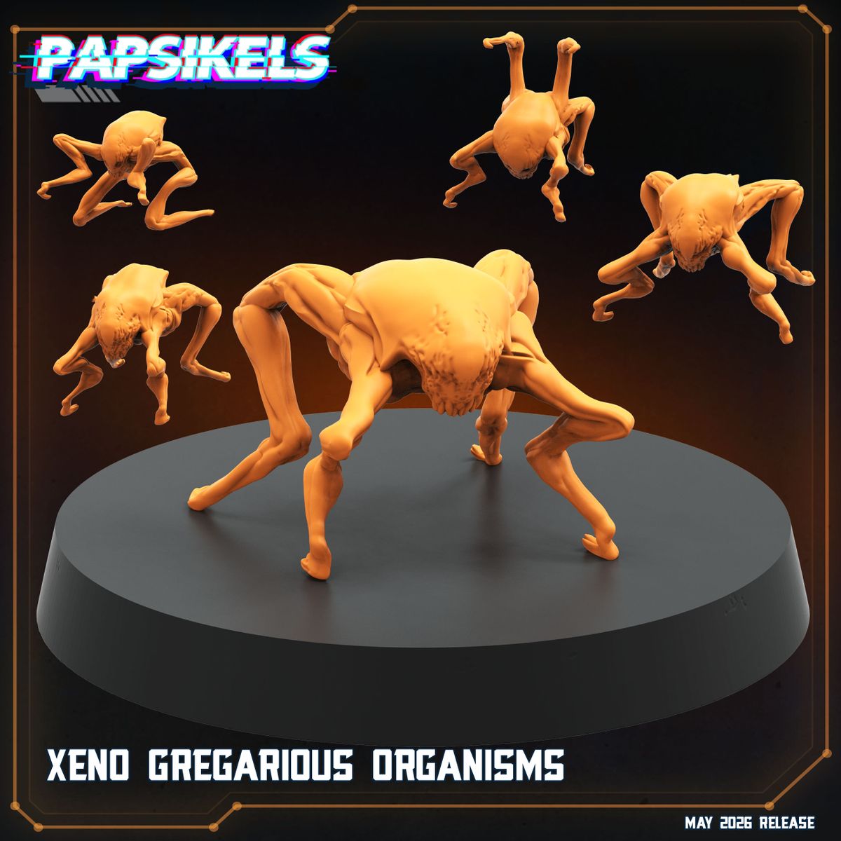 Xeno Gregarious Organisms - Set of 5 (Sculpted by Papsikels)