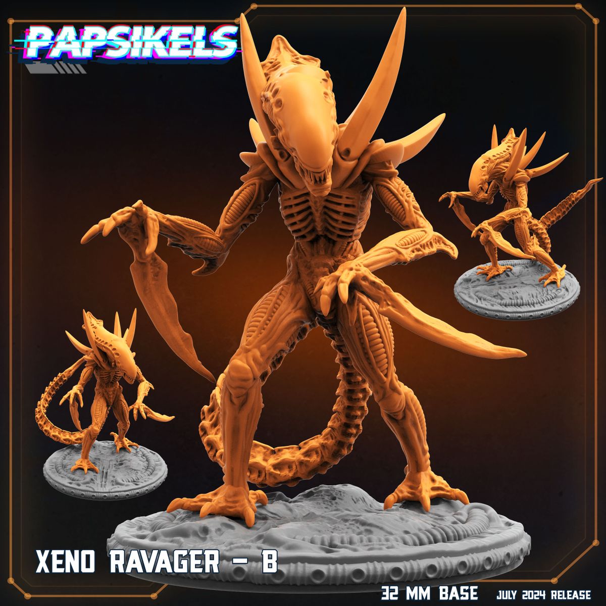Xeno Ravagers - Set of 3 (Sculpted by Papsikels)