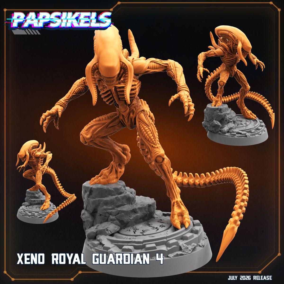 Xeno Royal Guardians - Set of 5 (Sculpted by Papsikels)