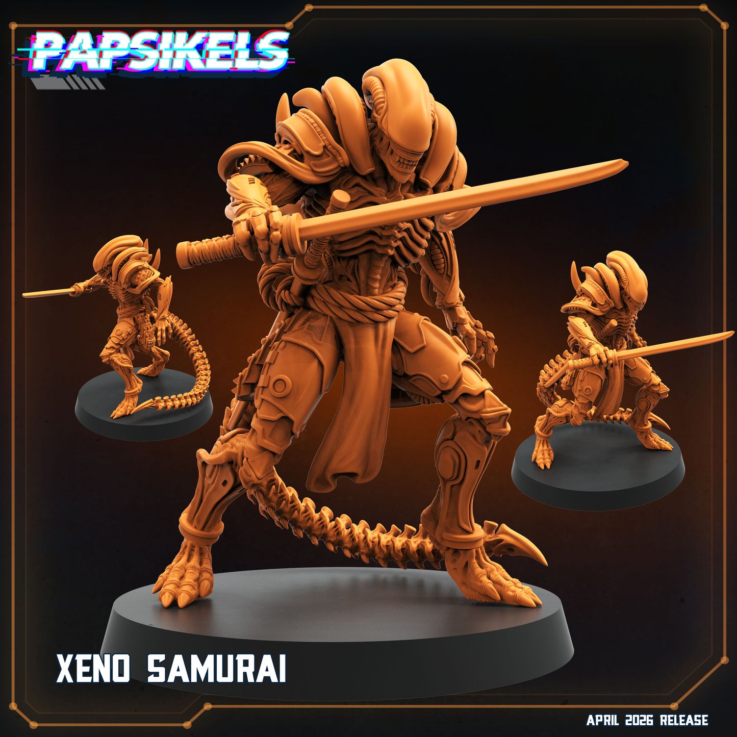 Xeno Samurai (Sculpted by Papsikels)