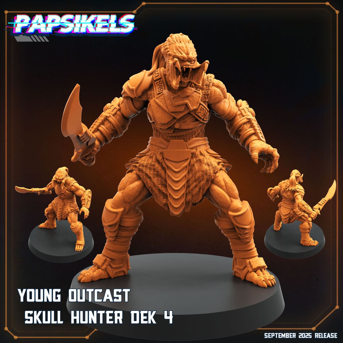 Young Outcast Skull Hunter Dek - Predator Fan Art (Sculpted by Papsikels)