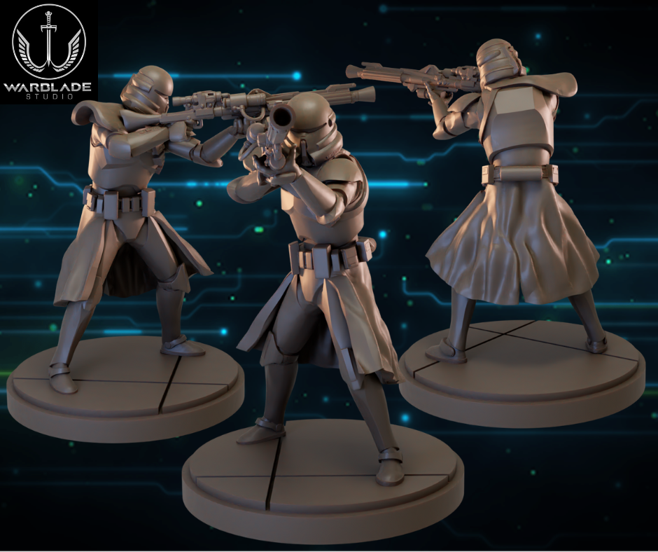 Purge Troopers - Standing & Kneeling - Fan Art (Sculpted by Warblade Studios)