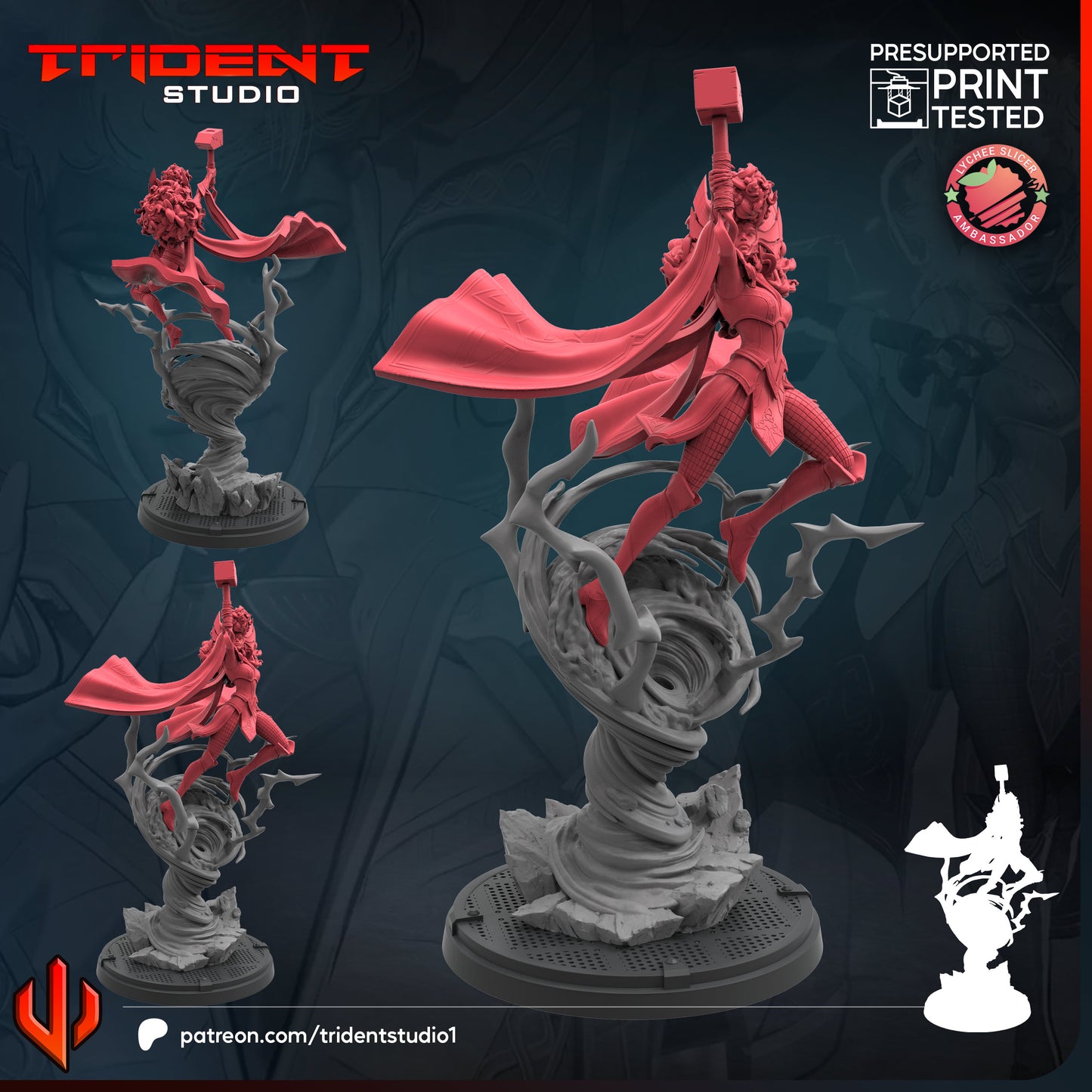 Storm Goddess of Thunder (Sculpted by Trident Studios)