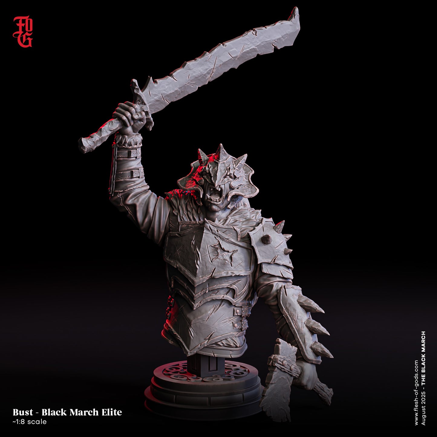 Black March Elite Bust (Sculpted by Flesh of Gods)
