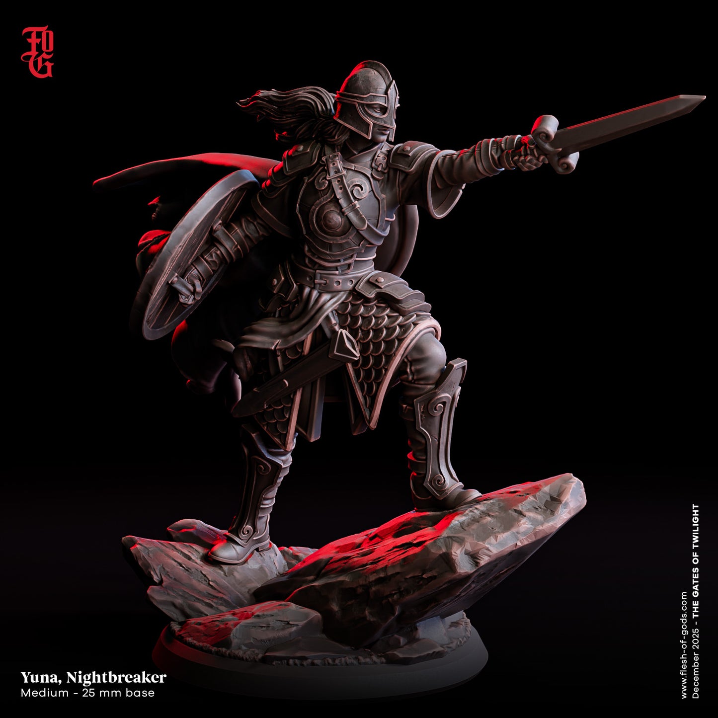 Yuna Nightbreaker - The Gates of Twilight (Sculpted by Flesh of Gods)