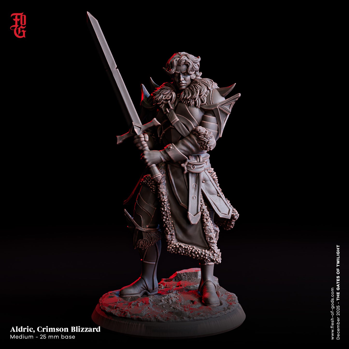 Aldric Crimson Blizzard - The Gates of Twilight (Sculpted by Flesh of Gods)