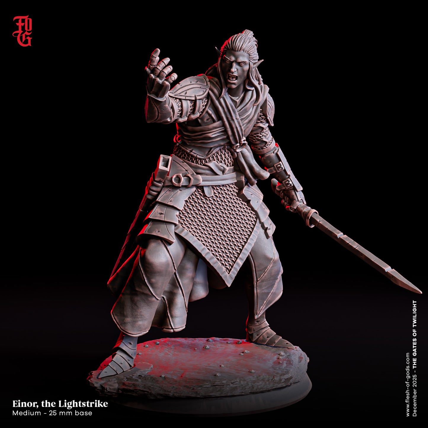 Einor the Lightstrike - The Gates of Twilight (Sculpted by Flesh of Gods)