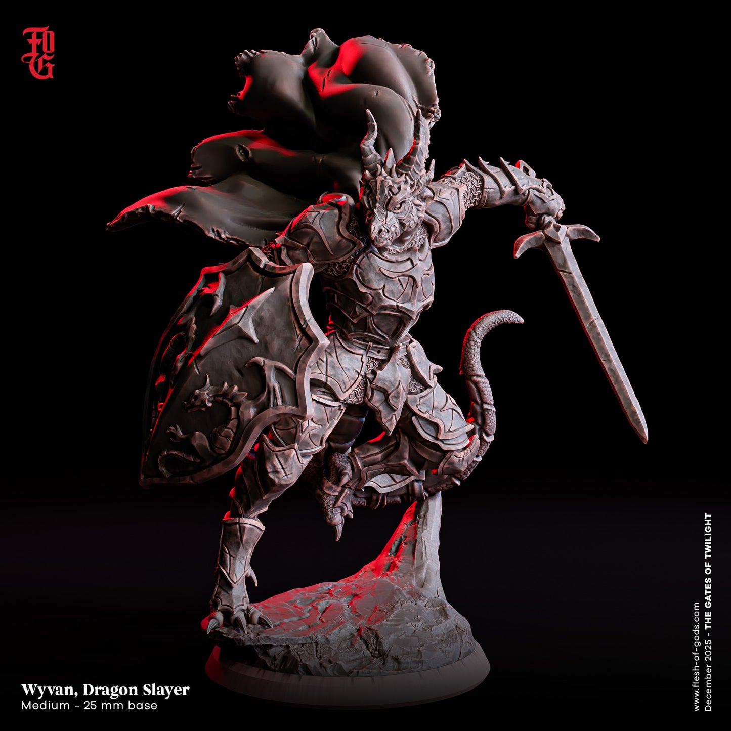 Returning Hero Wyvan Dragon Slayer - The Gates of Twilight (Sculpted by Flesh of Gods)