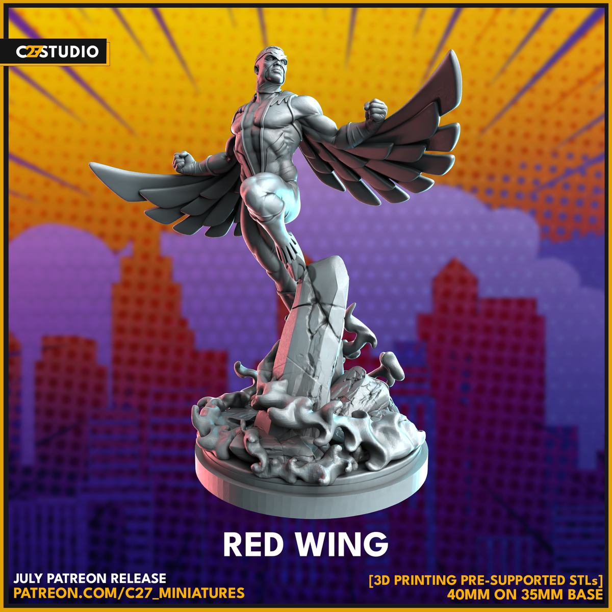 Falcon render 2
