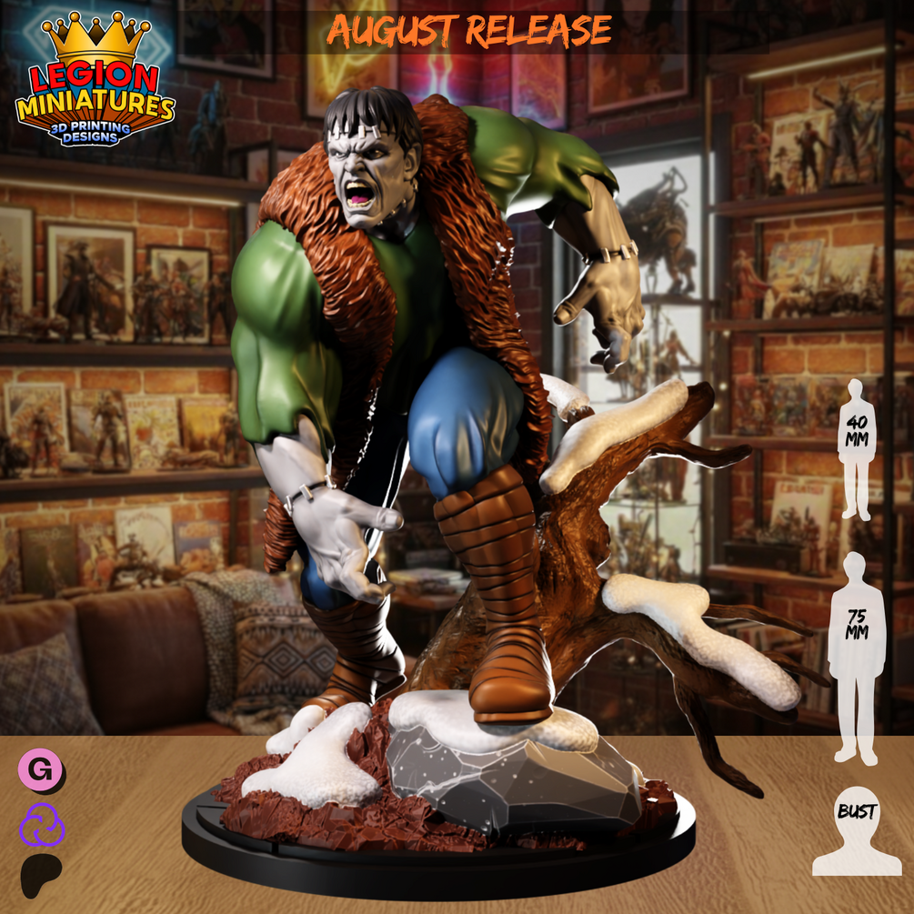 Frankenstein fan-art miniature by Legion Miniatures