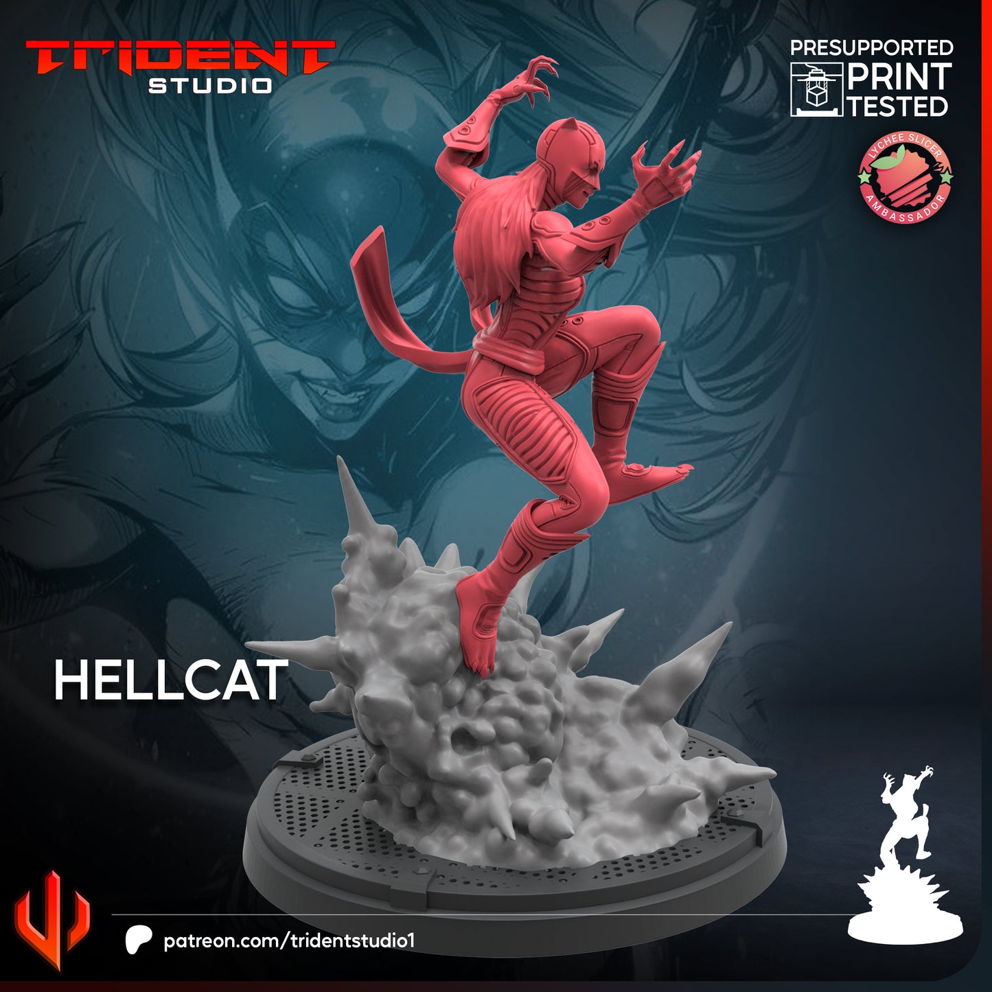 Hellcat (Sculpted by Trident Studios)