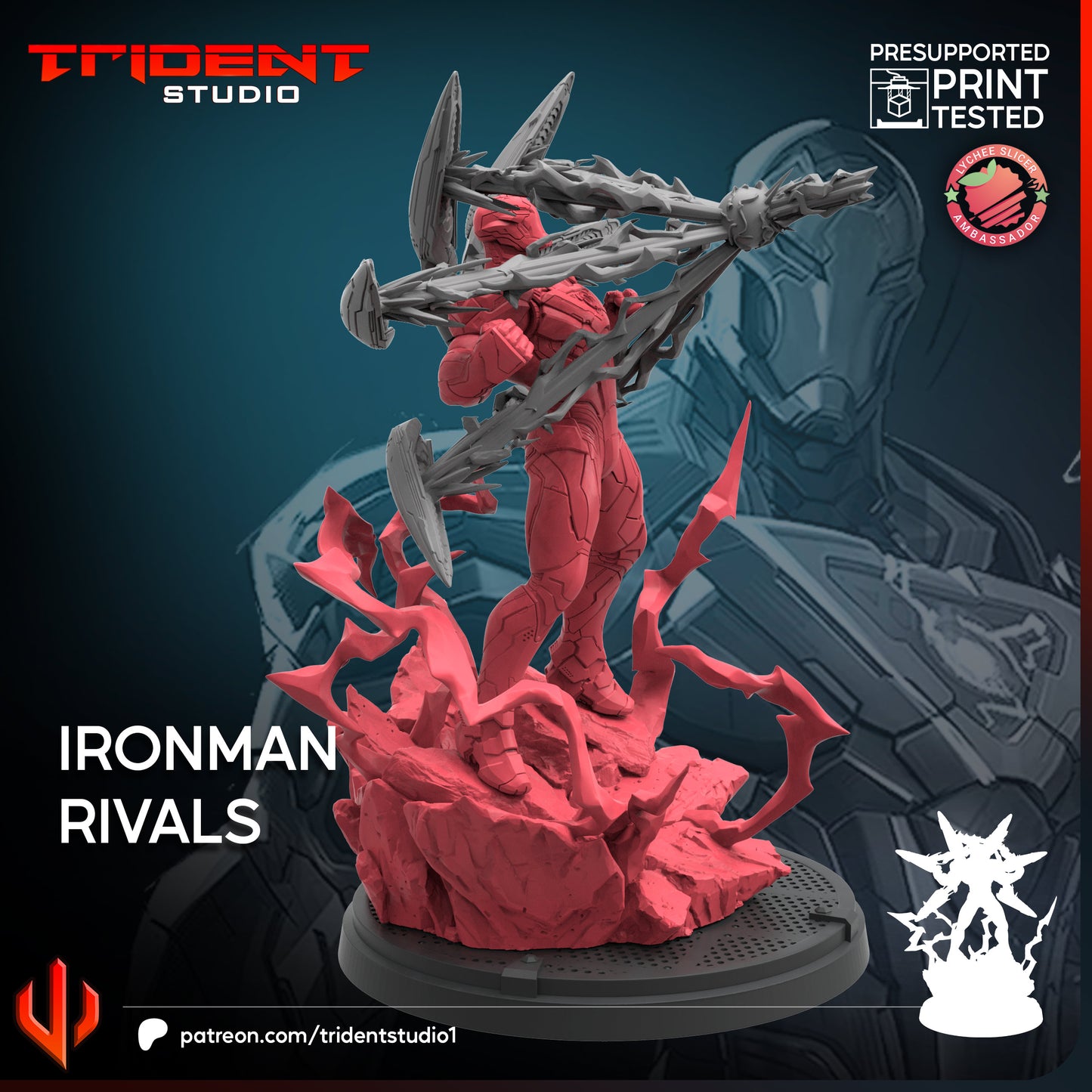 Iron-Man - Rivals (Sculpted by Trident Studios)