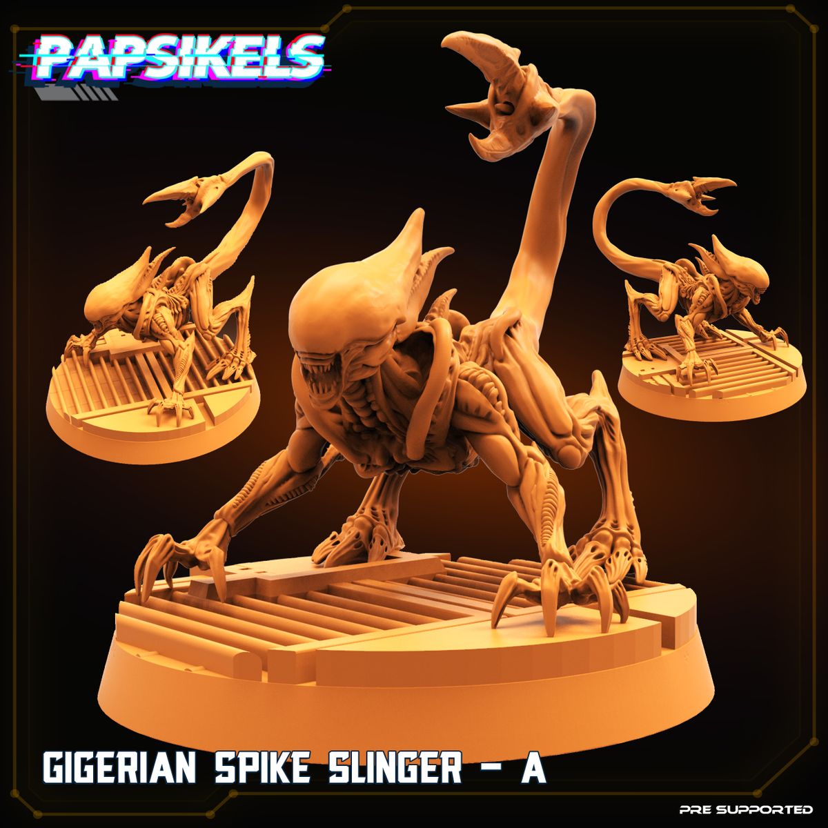 Gigerian Spike Slinger A (Sculpted by Papsikels)