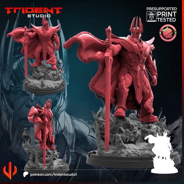 King Thanos (Fan art sculpted by Trident Studio) (Crisis Protocol Proxy/Alternative)