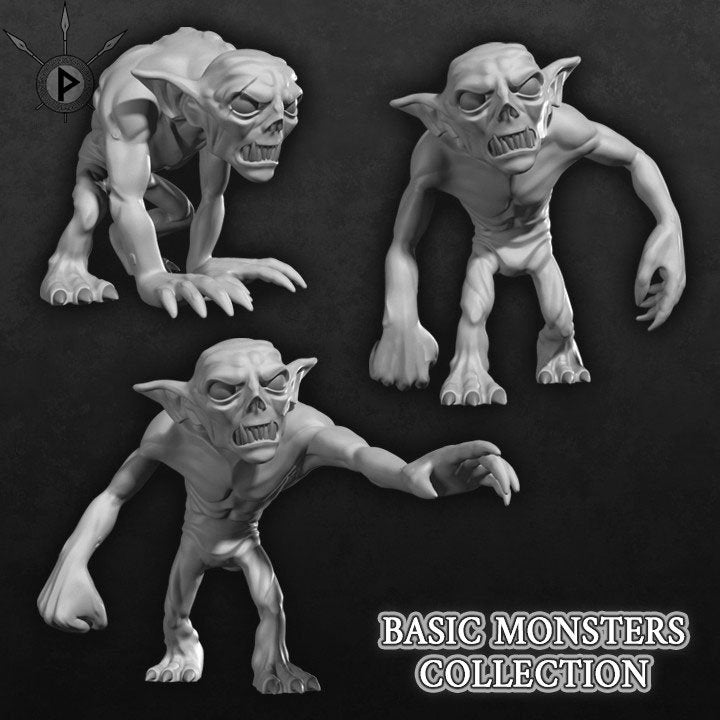 Morlocks Set of 3 by 3DeLucas (Resin)