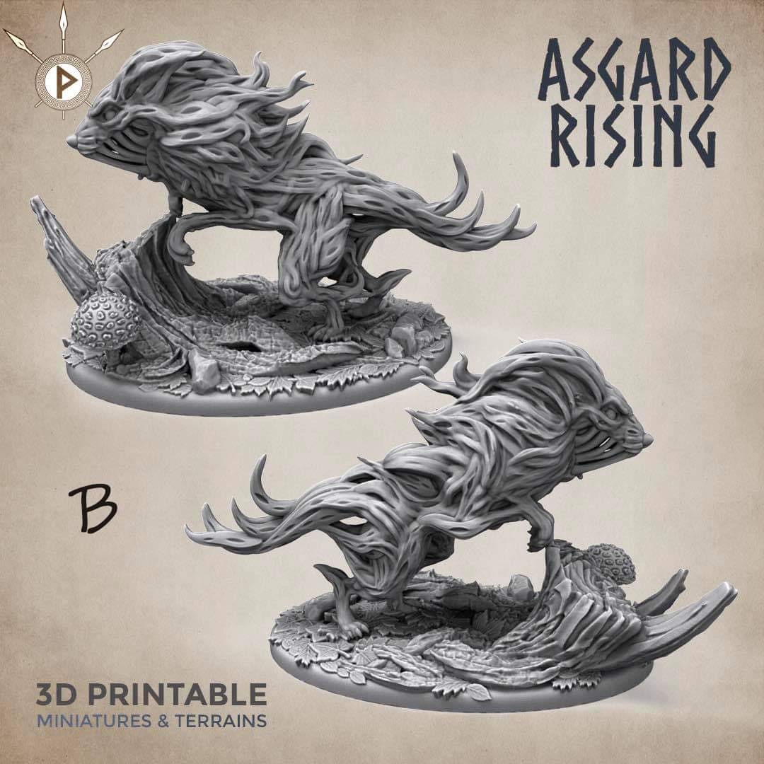 Wraith Wolves by Asgard Rising Miniatures (wolves / dire)