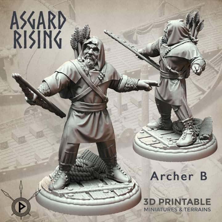 Viking Archers / Axe Throwers by Asgard Rising (bowmen / raiders / warriors)