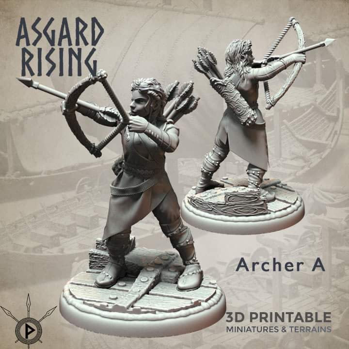 Viking Archers / Axe Throwers by Asgard Rising (bowmen / raiders / warriors)