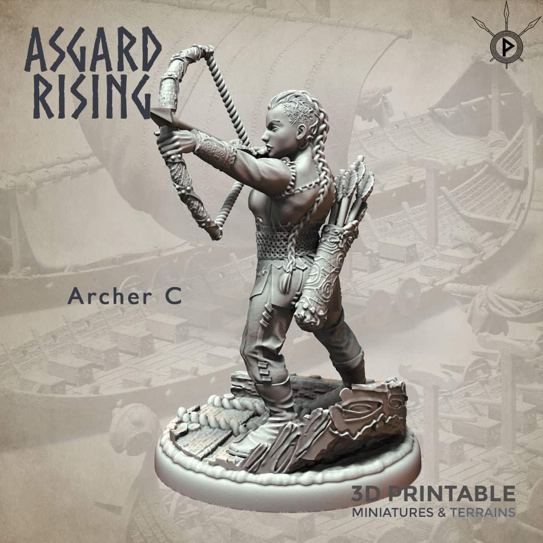 Viking Archers / Axe Throwers by Asgard Rising (bowmen / raiders / warriors)