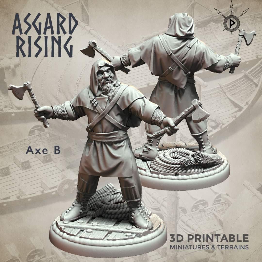 Viking Archers / Axe Throwers by Asgard Rising (bowmen / raiders / warriors)
