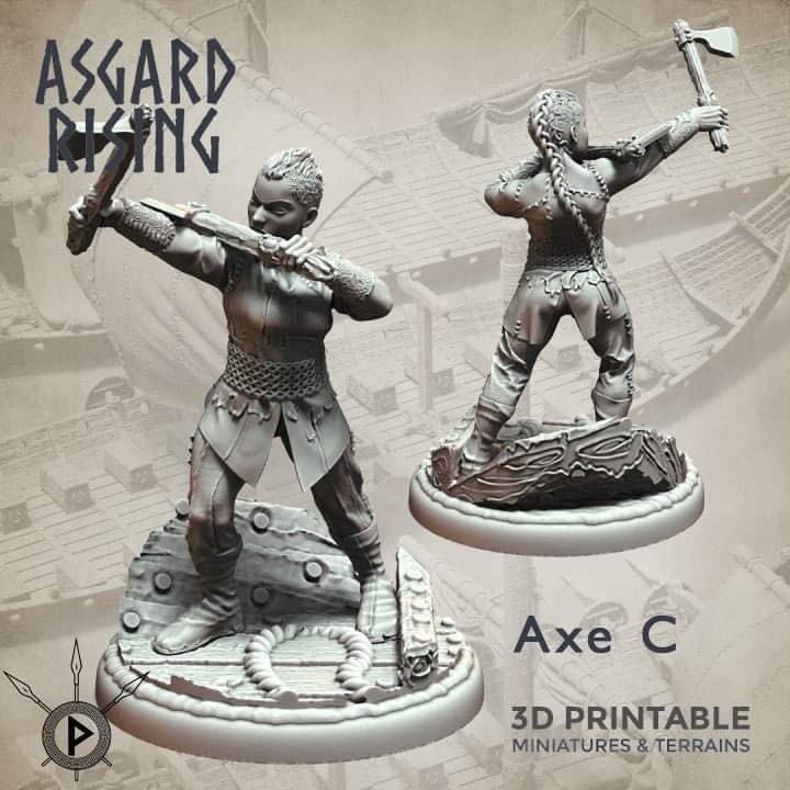 Viking Archers / Axe Throwers by Asgard Rising (bowmen / raiders / warriors)