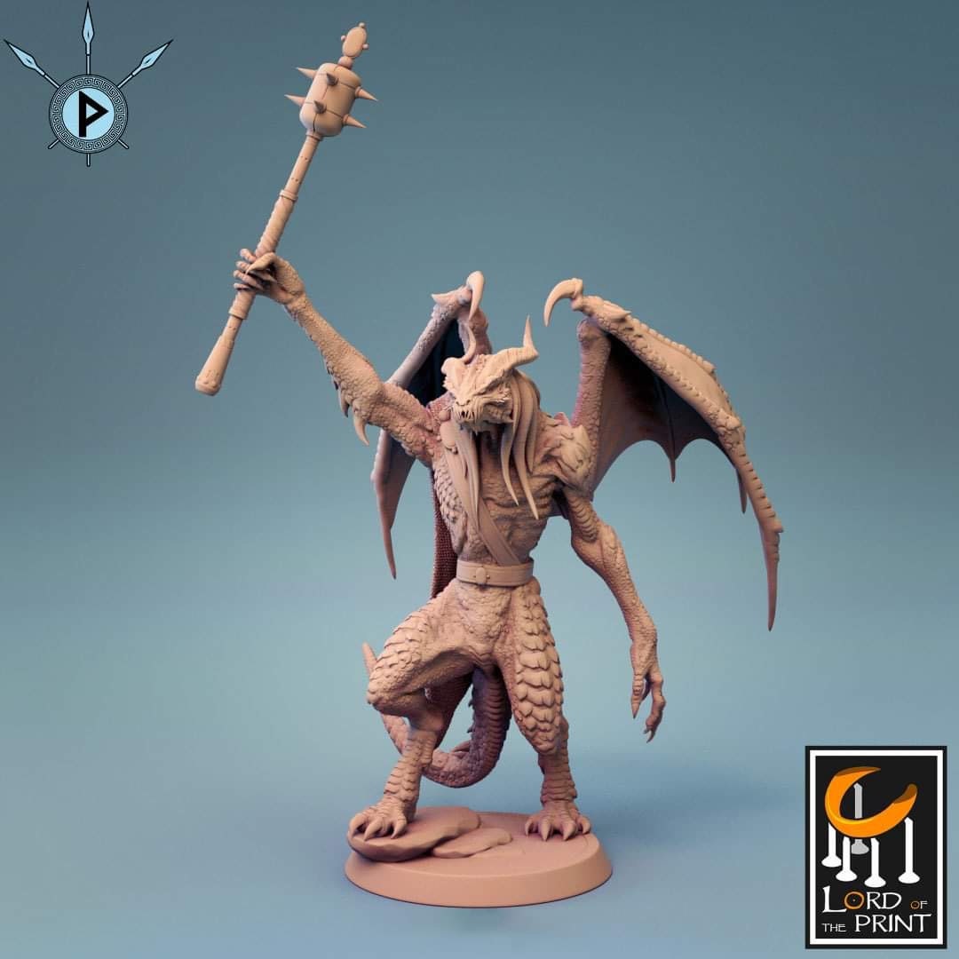 Abishai / Dragonfolk by Lord of the Print