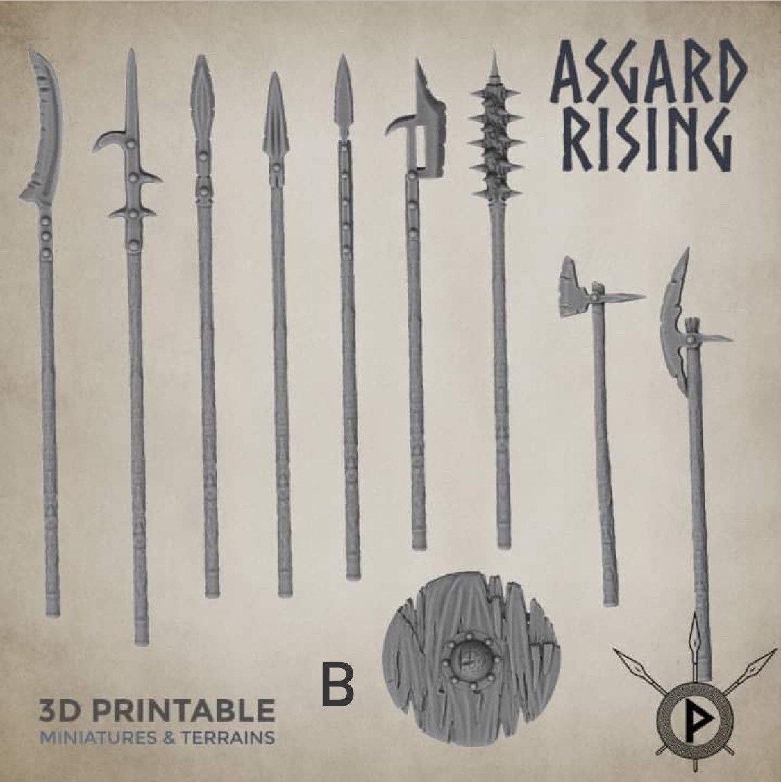 Asgard Rising Weapon Packs (kitbashing / conversion)