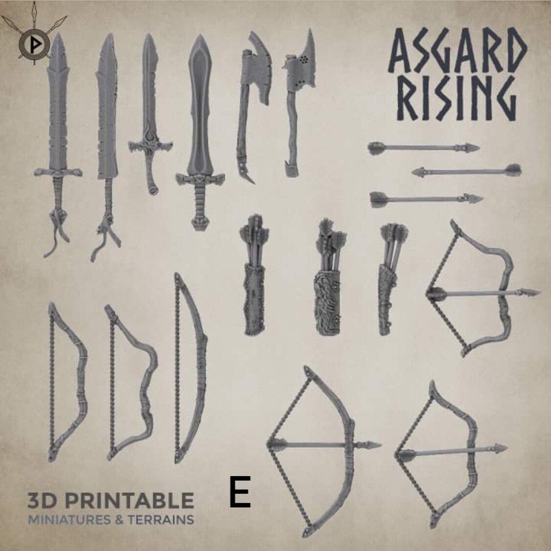 Asgard Rising Weapon Packs (kitbashing / conversion)