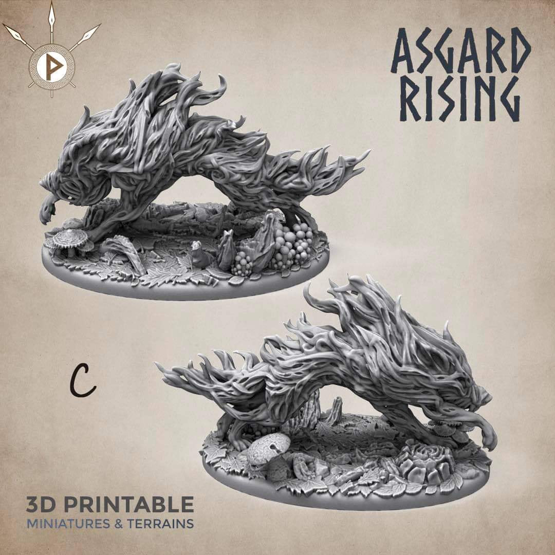 Wraith Wolves by Asgard Rising Miniatures (wolves / dire)