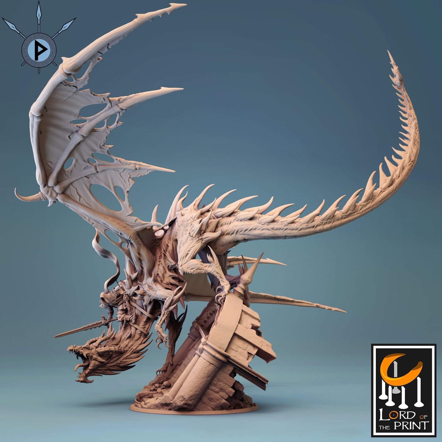 Cursed Dragon by Lord of the Print (Black Dragon)