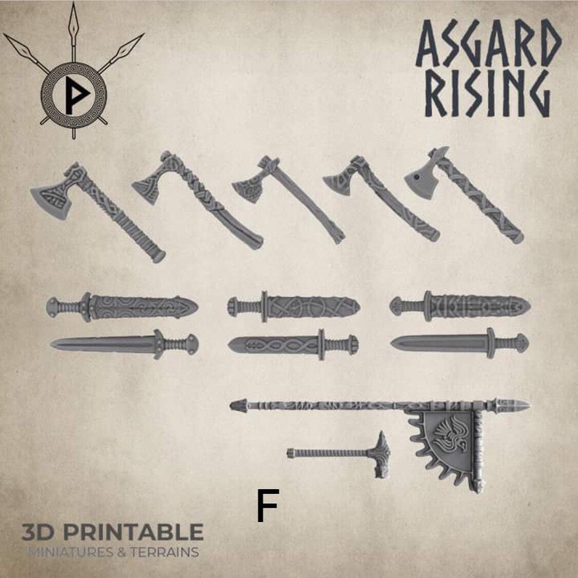 Asgard Rising Weapon Packs (kitbashing / conversion)