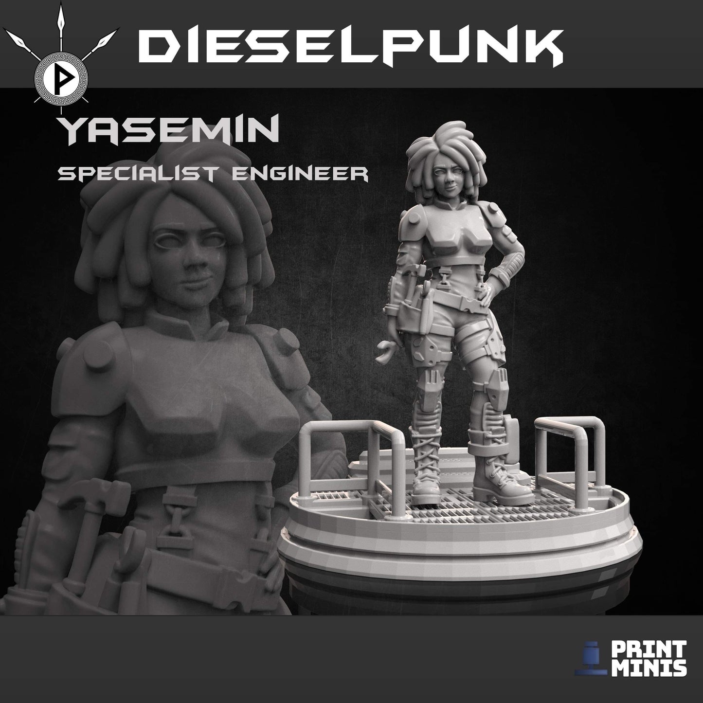 Dieselpunk Heroes (by Print Minis)