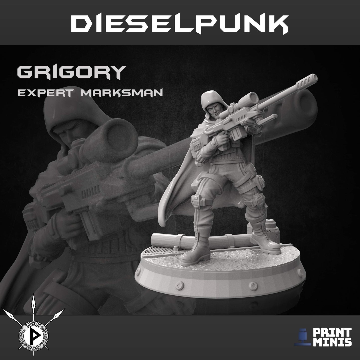 Dieselpunk Heroes (by Print Minis)
