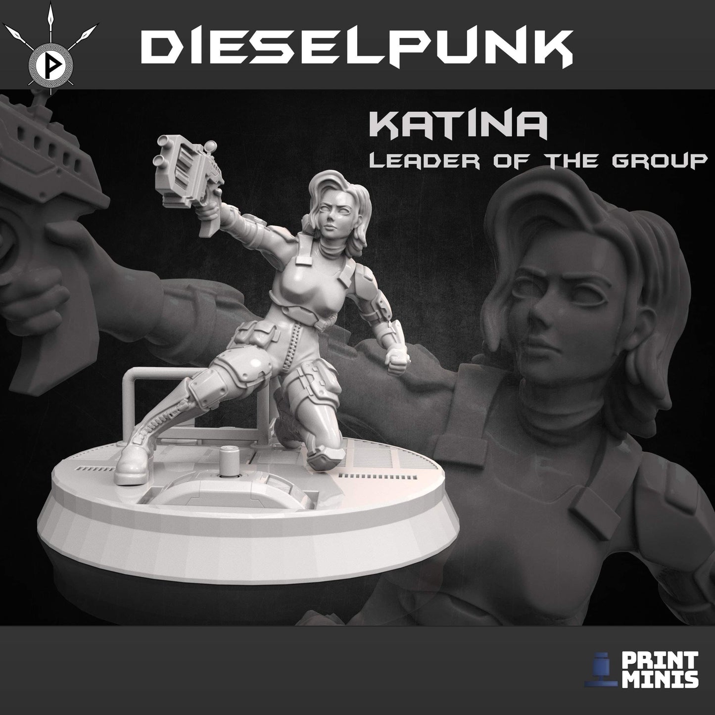Dieselpunk Heroes (by Print Minis)
