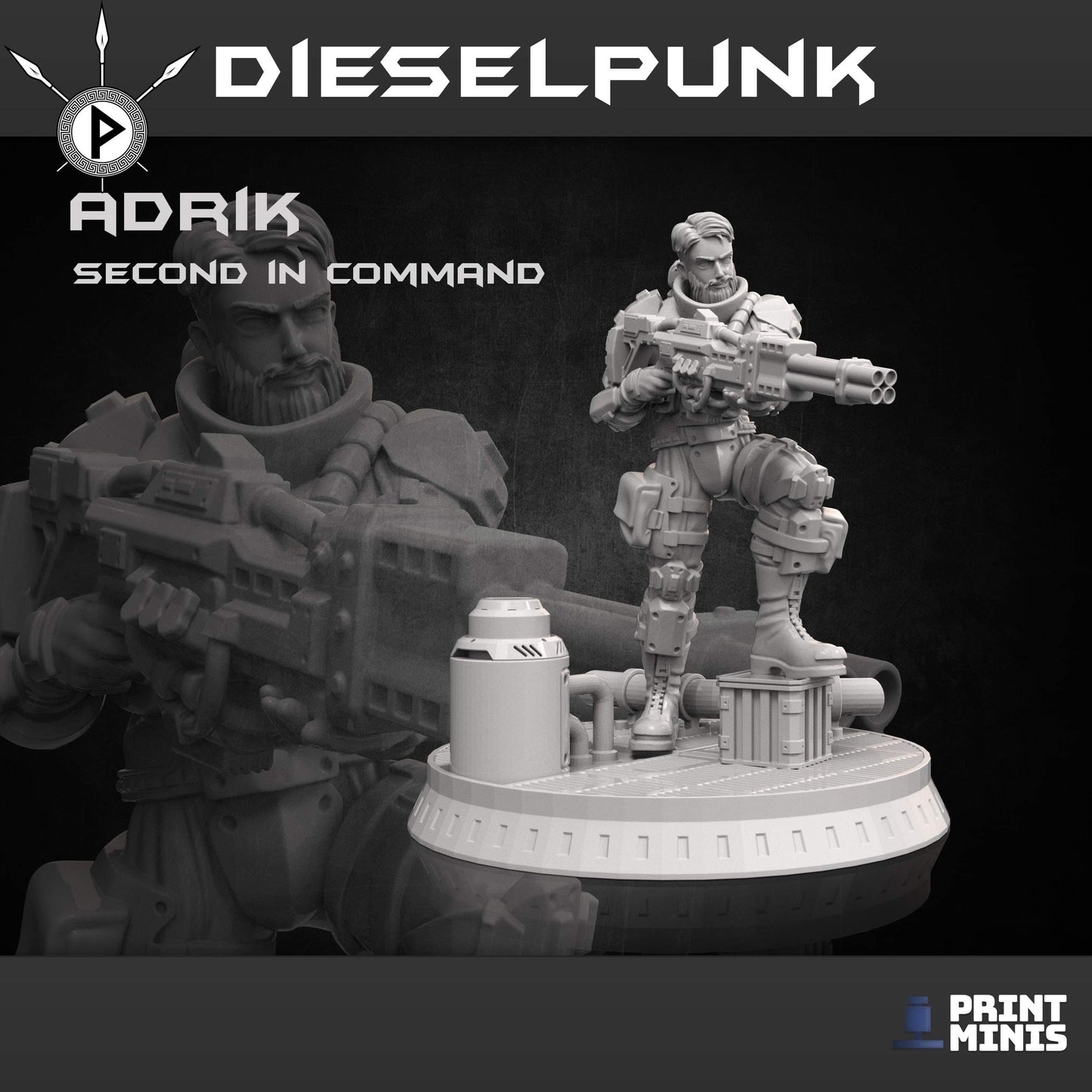 Dieselpunk Heroes (by Print Minis)