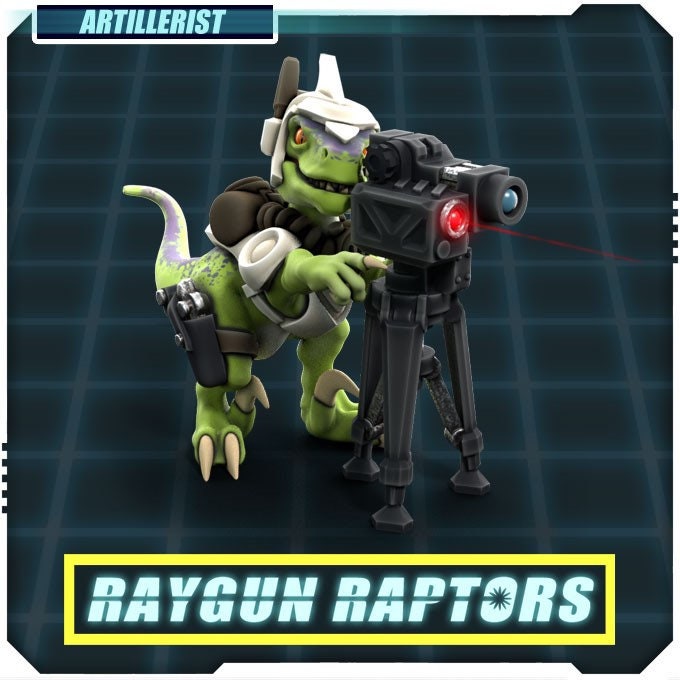 Raygun Raptors Artillerist (by Treadhead Rad)