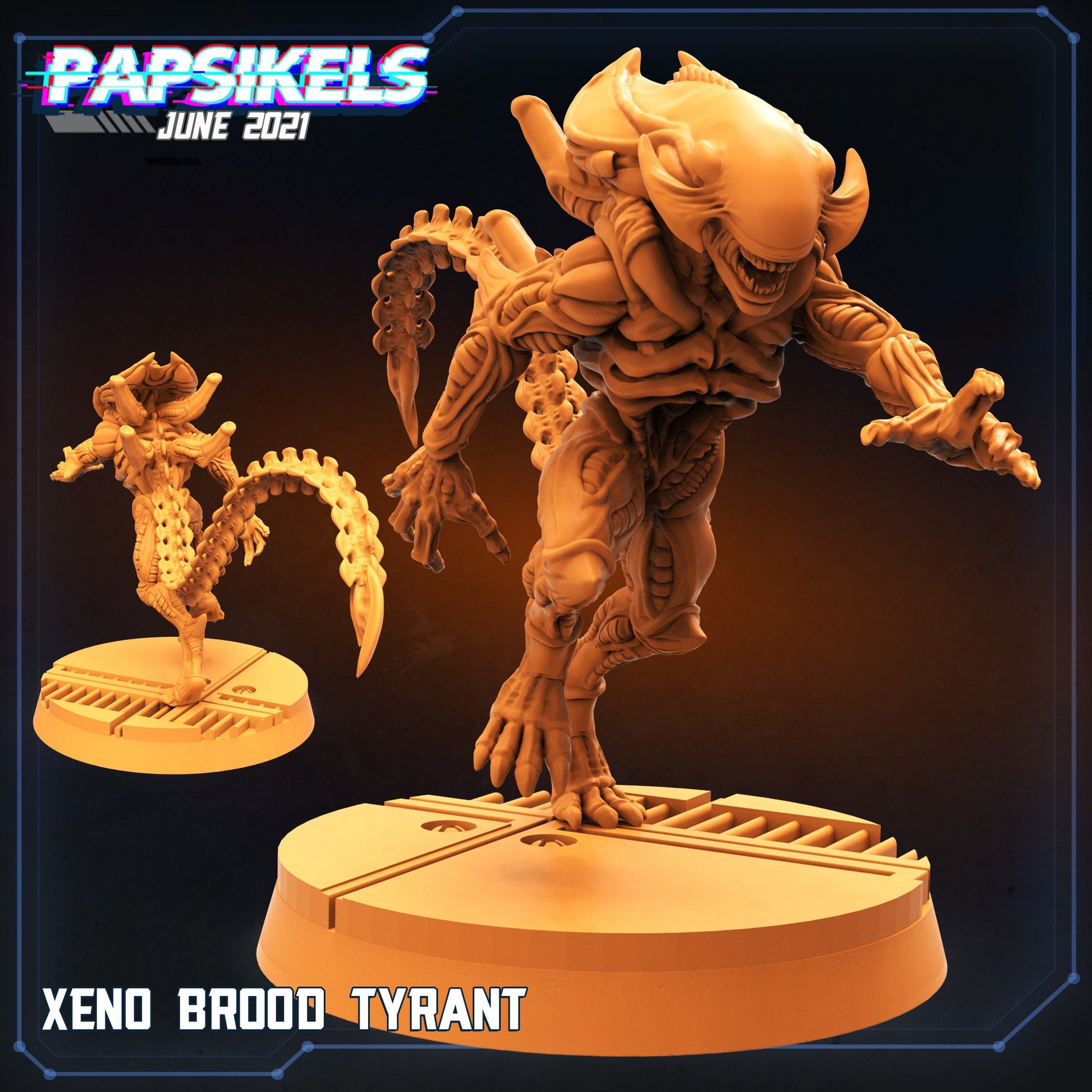Xenomorph Warrior (sculpted by Papsikels)
