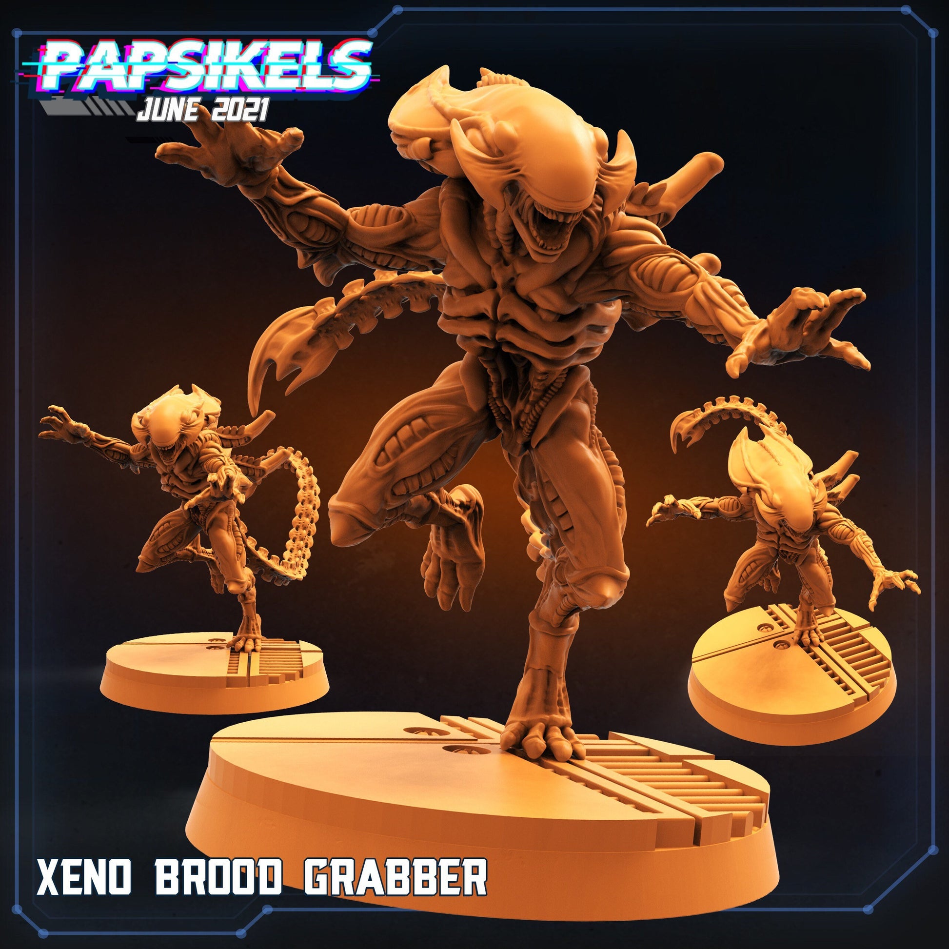 Xenomorph Warrior (sculpted by Papsikels)