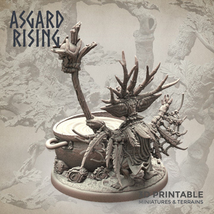 Goblin Shaman- By Asgard Rising Miniatures