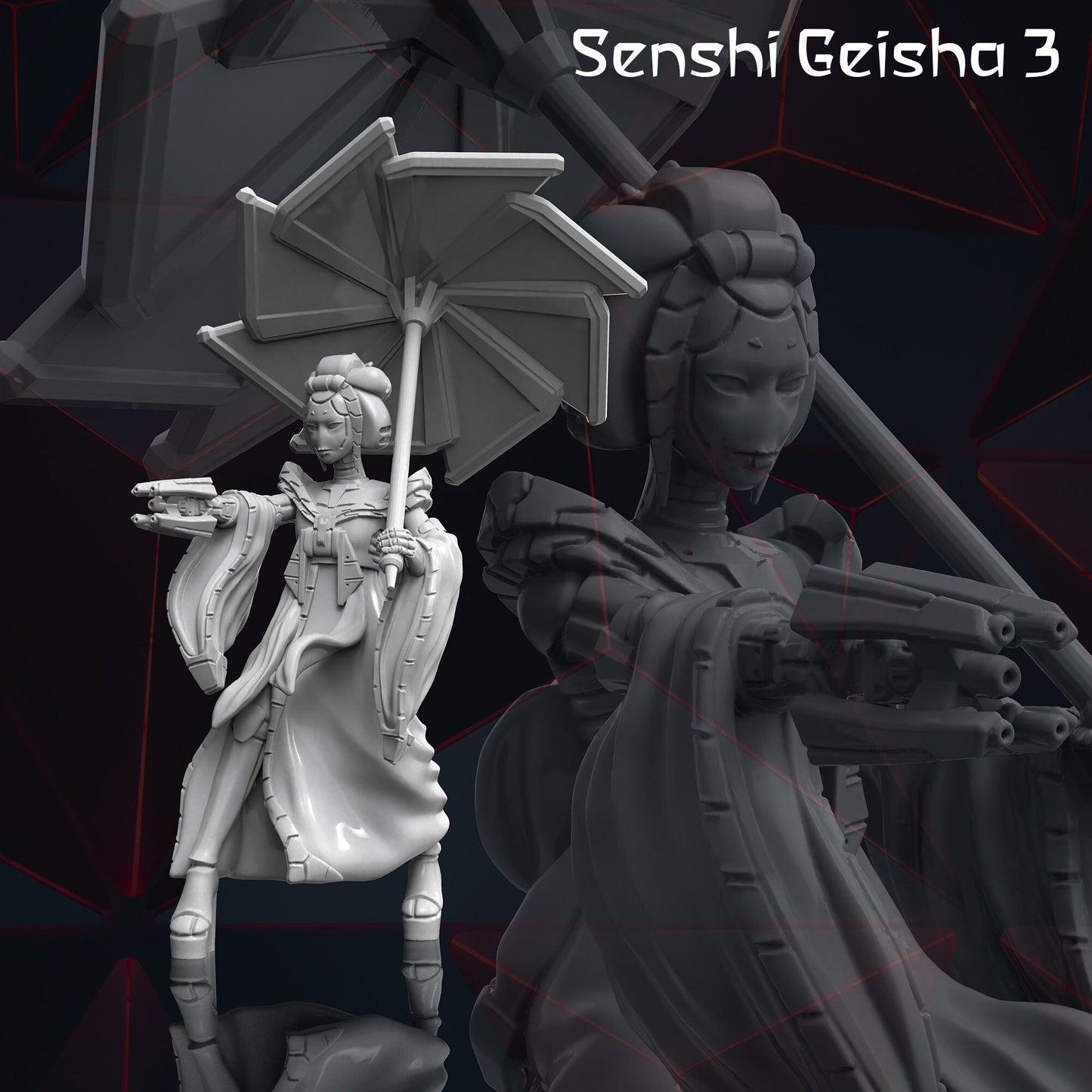 Senshi Geisha Warriors (by Print Minis)