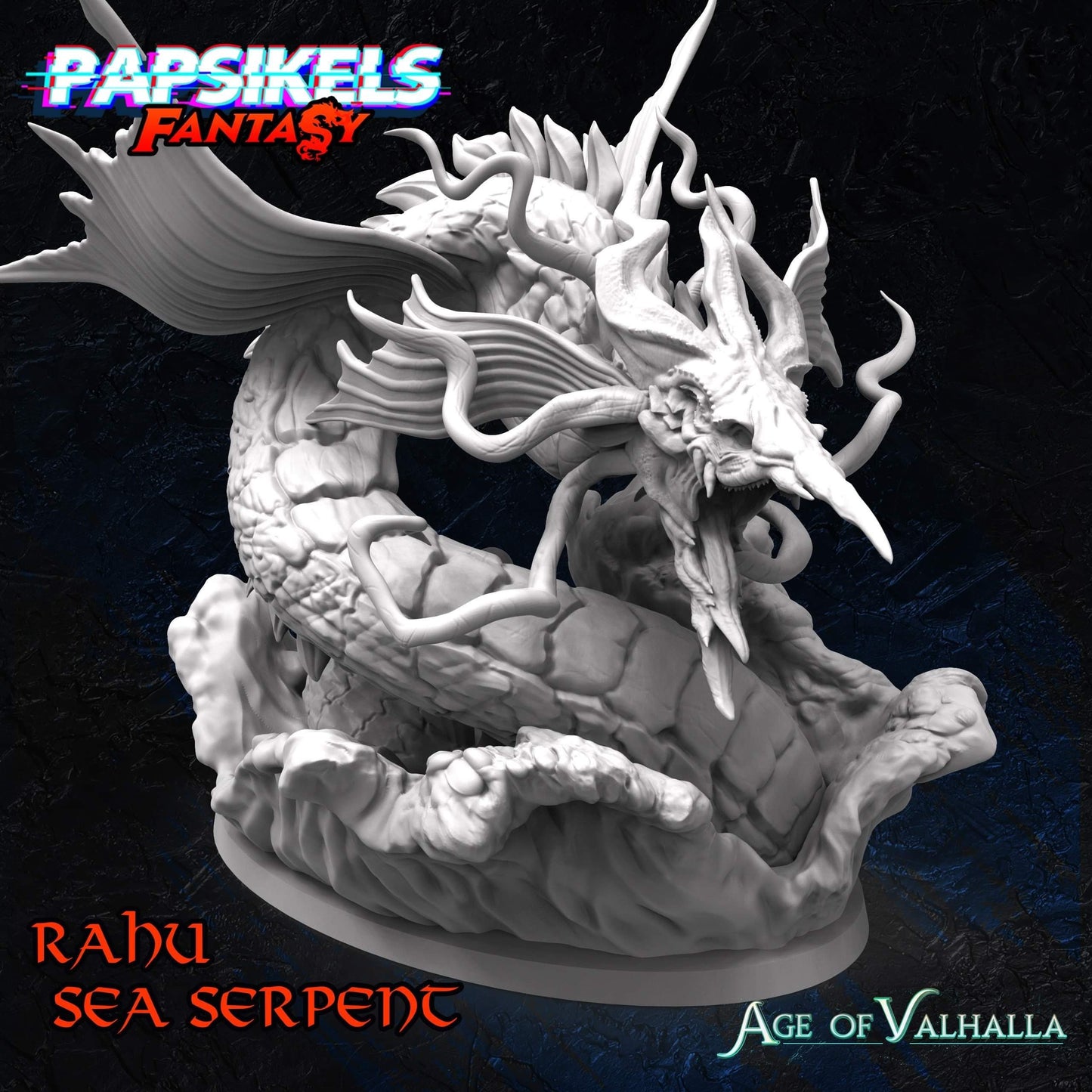 Rahu Sea Serpent (sculpted by Papsikels)