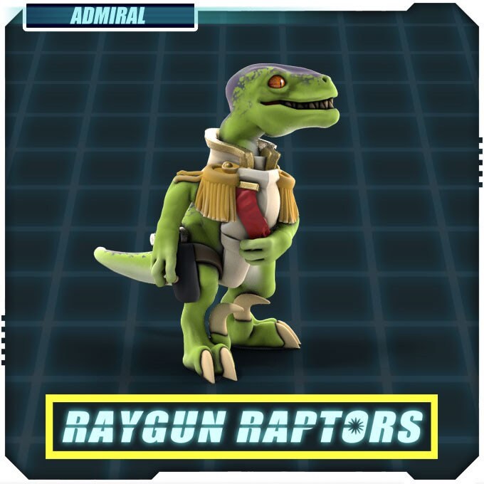 Raygun Raptors Admiral (by Treadhead Rad)