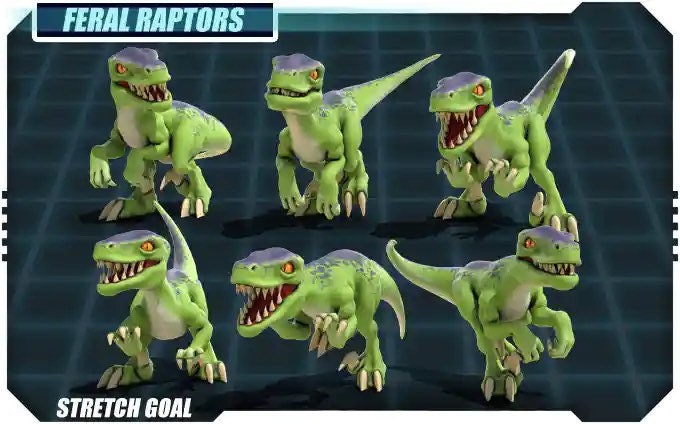 Raygun Raptors Feral Raptor Squad (by Treadhead Rad)
