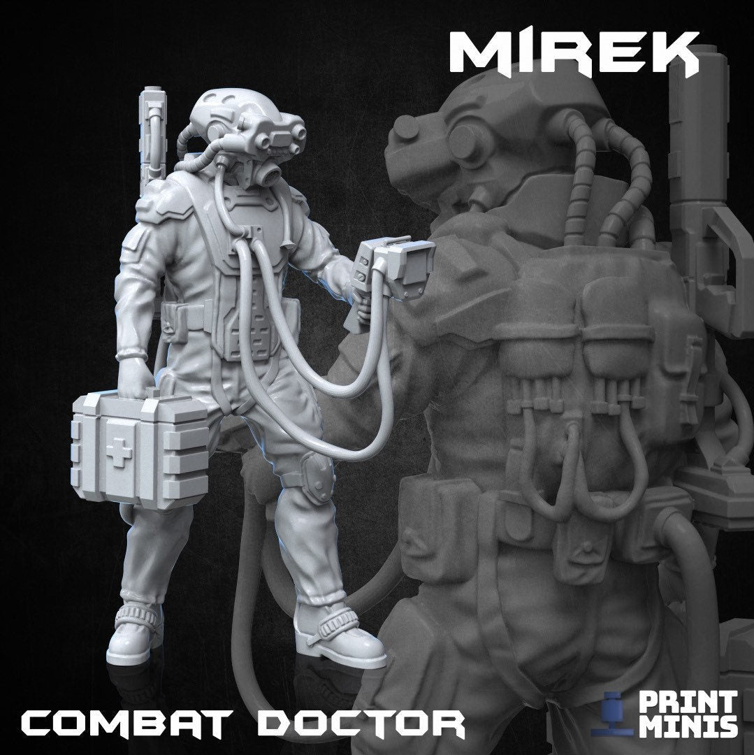 Mirek the Combat Doctor (by Print Minis)