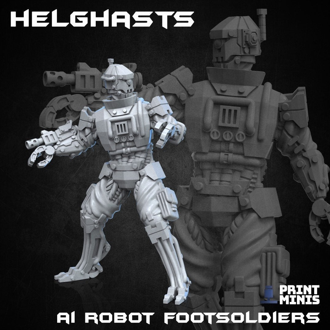 Helghasts Assault Robot (by Print Minis)