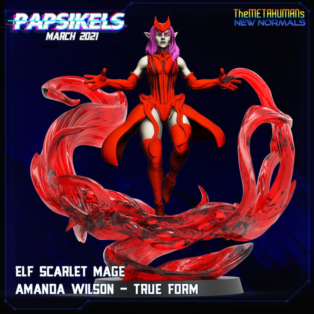 Scarlet Mage / Scarlet Witch (sculpted by Papsikels)