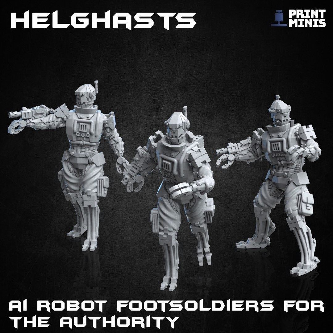 Helghasts Assault Robot (by Print Minis)