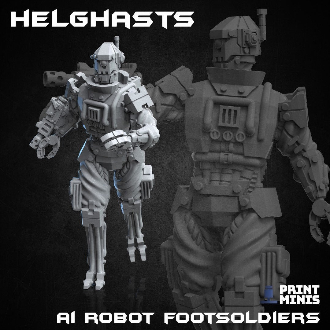 Helghasts Assault Robot (by Print Minis)