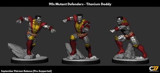 Colossus / Titanium Daddy 40mm miniature (sculpted by C27 collectibles) (Crisis Protocol Proxy/Alternative)