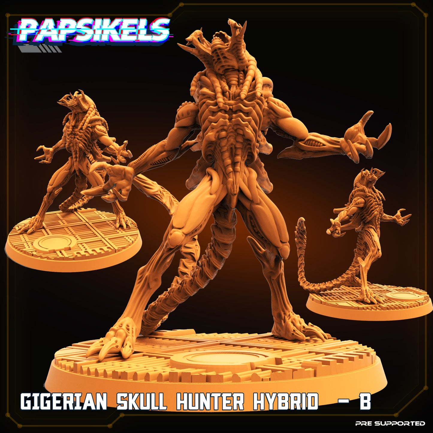 Gigerian Skull Hunter Hybrid / Predalien (sculpted by Papsikels)